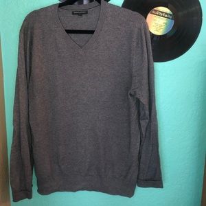 {Banana republic} men’s pullover gray sweater